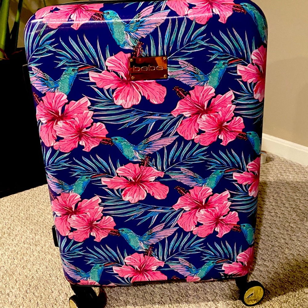 BEBE rolling hard shell suitcase